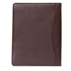 Ashlin® – Porte-documents à glissière AFONSO, poche pour téléphone intelligent, 2 boucles stylo, brun (P8338-18-02)-La poche intérieure peut accueillir une tablette telle un iPad ou un dispositif de taille semblable