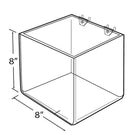 Azar Displays – Bac cubique, 8 po, 4/paquet (556112)-Le bac en forme de cube présente n’importe quel type de produit de manière attrayante et pratique