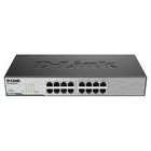 D-Link - Commutateur Fast Ethernet 16 ports DSS-16+-Ajoutez d'autres ordinateurs ou autres dispositifs Ethernet à votre réseau   