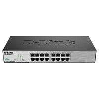 D-Link - Commutateur Fast Ethernet 16 ports DSS-16+-Ajoutez d'autres ordinateurs ou autres dispositifs Ethernet à votre réseau   