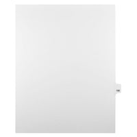 Mark Maker – Onglets séparateurs juridiques blancs, 1/25 onglets, format lettre, sans trous, numéro 192, 25/paquet-Onglets séparateurs blancs, 1/25 onglets