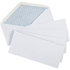 Staples - Enveloppes de sécurité nº 10 avec rabats gommés, 4 1/8 po x 9 1/2 po, 24 lb, blanc, paquet de 500-Enveloppe à extrémité ouverte et rabat gommé activé par l'humidité pour garantir une bonne fermeture