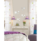 Brewster - Étoile Art Decal miroir ensemble de 24-Grands effets réfléchissants