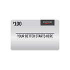 Sport Chek â€“ Carte-cadeau de 100 $-Valide dans les magasins Sport Chek et Atmosphere, excluant les magasins Atmosphere situés à Grand Prairie en Alberta, Whitehorse au Yukon, Orleans en Ontario et les magasins situés dans la province de Québec. L'utilisation de cette carte constitue l'acceptation des termes suivants : Présentez cette carte au moment de l'achat. La valeur des achats sera déduite de la carte jusqu'à ce que la valeur atteigne zéro. Les remboursements seront appliqués à la carte-cadeau. Cette