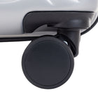 Air Canada - Valise de cabine rigide à roulettes pivotantes de 20 po Milan Collection - Argent-Poids: 7.0lbs/3.2kg