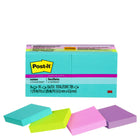 Post-it - Feuillets super collants, collection Éclat de lumière, 1 7/8 po x 1 7/8 po, 720 feuillets/bloc, paquet de 8-Les Feuillets super collants Post-it collent et recollent pour que vos idées ne passent pas inaperçues