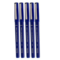 Marvy Uchida - Stylo de calligraphie - pointe 2 mm - bleu - paquet de 5 (6504954G)-Couleur : Bleu