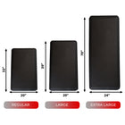 AnthroDesk - Tapis anti-fatigue de qualité supérieure pour bureaux assis/debout - très grande taille-Tapis anti-fatigue pour bureaux debout. Pour la maison ou le bureau