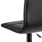 Flash Furniture – Tabouret de bar ajustable de 33 po en vinyle noir et à pied chromé, 2/bte (CH920231BK)-Siège pivotant