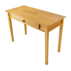 Winsome - Bureau d'ordinateur Studio, fini miel-Ayant une grande surface de bureau parfait pour le moniteur, et un plateau coulissant pour clavier qui a l'air d'un tiroir, ce bureau d'ordinateur et classique et solide.