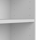 Bush Furniture - Bibliothèque à 5 tablettes Universal UB003PW - blanc pur - ensemble de 2-Conforme aux normes de qualité ANSI/BIFMA en matière de sécurité et de performance