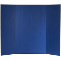 Flipside 1 Ply Project Board, bleu, 36"x48", paquet de 24-Utilisation pour les expo-sciences, les fêtes d'anniversaire ou tout autre événement à des fins d'affichage