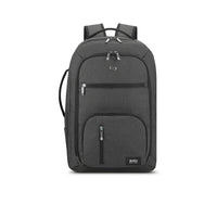 Solo New York Grand Travel TSA - Sac à dos pour ordinateur portable 17,3" - Noir-Noir, polyester matière
