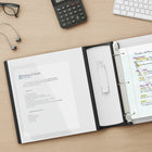 Staples - Reliure Better Binder, 2 po, blanc-Les anneaux en D se ferment solidement, permettant aux pages de se tourner facilement