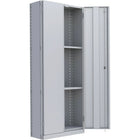 Metalware – Étagère enclenchable RK850 à 4 tablettes, 36 x 18 x 76 (po), gris pâle-Système de tablettes ajustables offrant un espace de rangement solide, mais économique qui convient à vos besoins