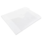 JAM Paper - Porte-documents circulaire avec rabat à insertion, 8 1/2 x 6 1/2 x 1/4 po, transparent givré, 24/paquet-Dimensions : 8 1/2 x 6 1/2 x 1/4 po