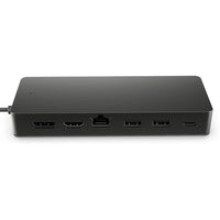 HP - Concentrateur multiport USB-C universel-Un câble USB-C simple et unique se branche sur votre PC, quelle que soit la marque ou le système d'exploitation, afin que vous puissiez utiliser votre concentrateur de manière transparente. Ce hub prend désormais en charge Windows, macOS et ChromeOS.