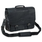 Mancini – Mallette Porthole pour portatif de 15,6 po 99-5465 avec pochette sécurisée RFID, 16 x 4 x 11 po, noir-Bandoulière ajustable et amovible