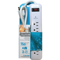 Parasurtenseur, XC299, Joules : 750, 6/paquet-Électrique