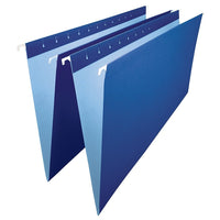 Staples Chemises suspendues de couleur, format légal, 8 1/2 po x 14 po, bleu marine-Format légal