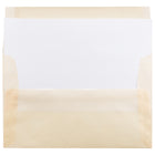 JAM Paper Enveloppes translucides A10, ocre printanier, 50/pqt-Taille des enveloppes : 6 x 9,5 po