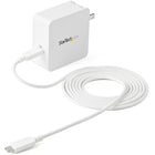 StarTech Chargeur mural USB-C à 1 port avec 60W de puissance-Alimentez votre ordinateur portable ou votre cellulaire avec Power Delivery de 60 W en utilisant ce chargeur portable USB C