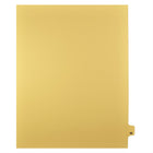 Markmaker - Intercalaires imprimes Legal, Chamois, 1/25th coupe, format lettre, sans trous, 25 tabs/PQT, 5 PQT/Boite, Numero 98-Intercalaires imprimes Legal