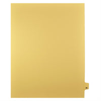Markmaker - Intercalaires imprimes Legal, Chamois, 1/25th coupe, format lettre, sans trous, 25 tabs/PQT, 5 PQT/Boite, Numero 98-Intercalaires imprimes Legal