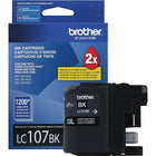 Brother – Cartouche d'encre noire LC107, rendement très élevé (LC107BKS)-Noir