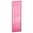 Azar Displays – Panneau d’accrochage mural à 1 côté perforé, 44 x 13,5 po, rose transparent, 2/paquet (771344-PNK)-Pour surfaces planes