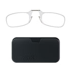 ThinOptics 2.0 Claire Lecteur avec Pod Noir Universel - Claire-Le produit comprend les lunettes de lecture ThinOptics et l'étui universel avec un adhésif sans résidu à coller sur votre téléphone / étui ou toute autre surface dure et plate