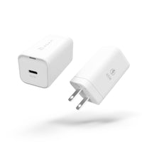 Adam Elements Chargeur OMNIA Ultra Compact à Port unique X6 USB-C PD 65W - Blanc-Équipé d'un seul port USB-C