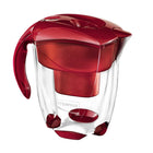 Mavea - Pichet de filtration d'eau Elemaris XL 9 tasses, rouge rubis (M1018906)-Elemaris Systems utilise une conception et une technologie de pointe pour une eau saine et savoureuse
