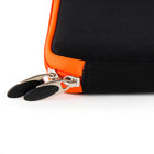 Housse de Protection Ordinateur Vangoddy Pochette PC Portable Ultrabook Sacoche Laptop Compatible 15,6 po, Noir et Orange-Matériel: néoprène
