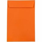  JAM Paper - Enveloppes Colourées pour catalogue à extrémité ouverte - 6 x 9 - orange recyclé - paquet de 25-Couleur orange