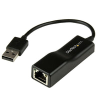StarTech  Adaptateur réseau USB 2.0 vers Ethernet 10/100 Mbps-Évitez les connexions bondées avec le câble USB intégré