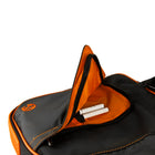 Classic Clamshell Sacoche pour Ordinateur Portable 11,6 po, Noir et Orange-La sangle du chariot permet un transport mains libres avec les bagages