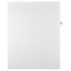 Markmaker - Intercalaires imprimes Legal, Blanc, 1/15th coupe, format lettre, sans trous, 25 tabs/PQT, 5 PQT/Boite, Numero 95-Intercalaires imprimes Legal