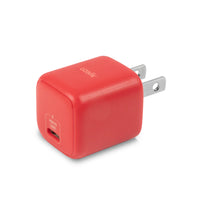 LOGiiX - Chargeur mural Power Cube Mini 20W PD (2022) - Rouge-Le Power Cube Mini compact et coloré charge les smartphones jusqu'à 3 fois plus vite