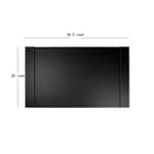 Coussin de bureau SUM Life Edge-34" x 20" - noir-Dimensions externes approximatives 34 X 20 X 1 pouces