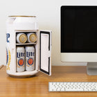 Miller Lite - frigo portable, capacite de 5,4 L (5,7 pte), 8 cannettes, blanc-Glaciere portable unique en forme de canette de Miller Lite
