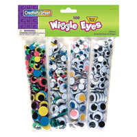 Chenille Kraft - Yeux grouillants variés, 500 morceaux-Type : Yeux grouillants