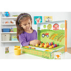 Learning Resources - Ensemble de tri de fermes veggie-Prenez des sets de jeu en déplacement ou facilitez le nettoyage avec un étui de transport pliant pratique