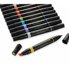 Marqueurs double pointe Premier de Prismacolor, couleurs variées, 12/paq. (3620HT)-Encre à base d’alcool et de colorant pour des couleurs riches