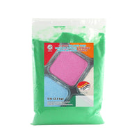 Sandtastik - Sable classique coloré, sac de 5 lb (2,3 kg), vert fluorescent-Le grain est fin et a un éclat naturel