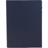 JAM PaperMD – Chemise ondulée cannelée, 9 x 12 po, bleu marine, 100/boîte-Bleu marine