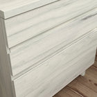 Sauder - La Collection Porto Palma Classeur lateral - Finition Haze Acacia-Tiroir inferieur avec coulisses à extension complete pour dossiers suspendus de format lettre ou legal.