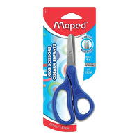 Maped Ciseaux enfants essentials, lames de 5 pouces, Bouts rond anneaux ambidextres-5'', ambidextre, ronds
