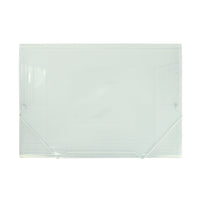 Winnable - Classeur extensible avec fermoir élastique - format lettre - extension 1-1/2 po - clair-Fixations d'angle élastiques