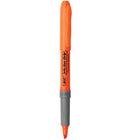 BIC - Brite Liner Grip Surligneurs - pointe biseautée - couleurs variées - Paquet de 5-Ne se dessèche pas lorsque le capuchon est laissé en place pendant 8 heures
